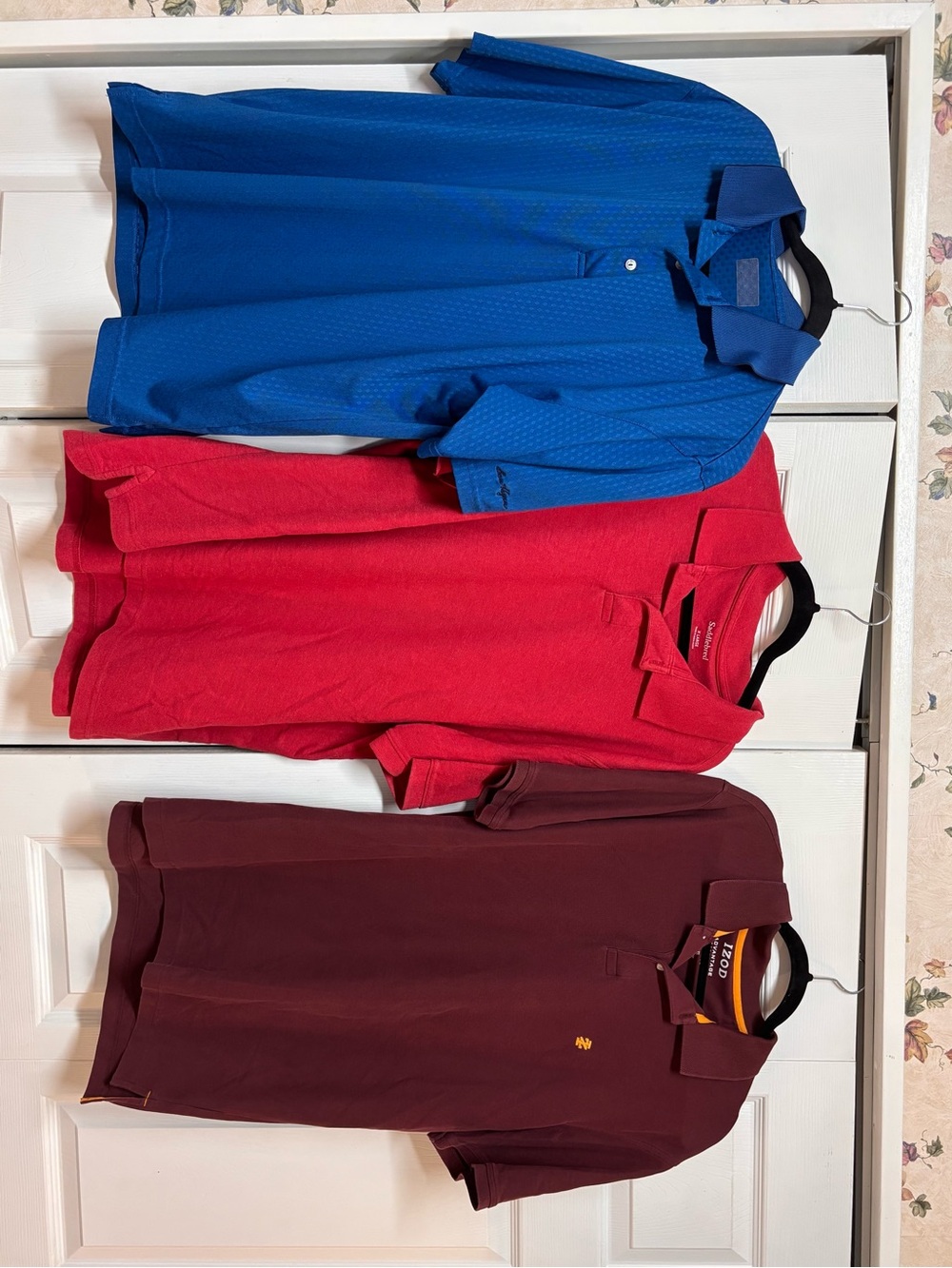 Lot of 3 Ben Hogan IZOD and Saddlebred Men’s Polo Shirt - Short Sleeve Casual EU